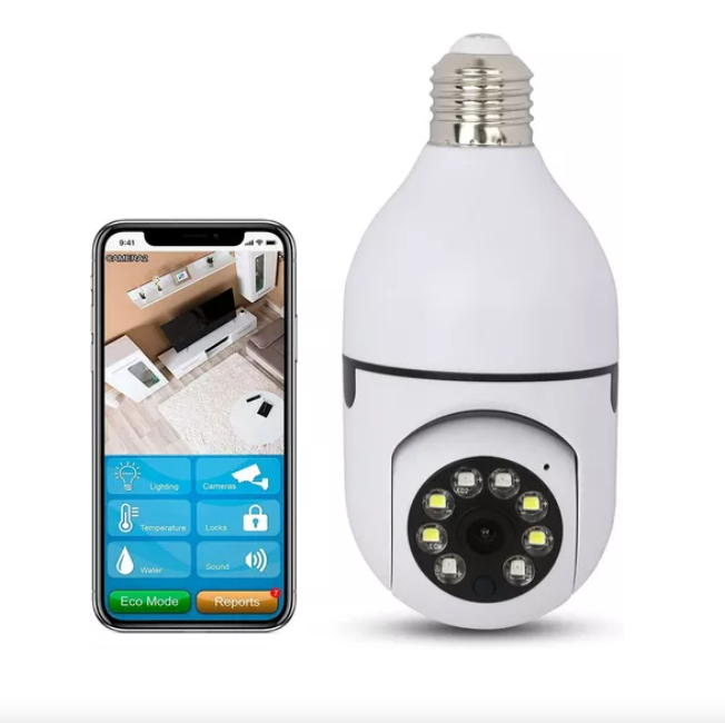 Cámara Foco WiFi de Seguridad HD 360°