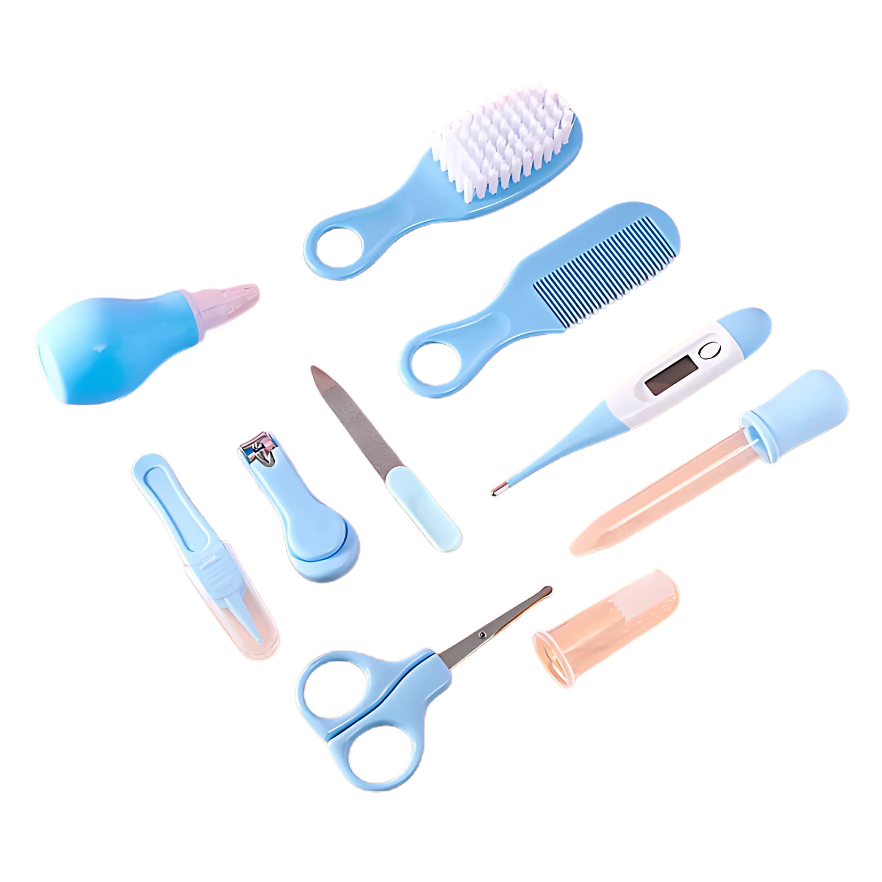 Set de Cuidado de Bebé 10 en 1 – celeste