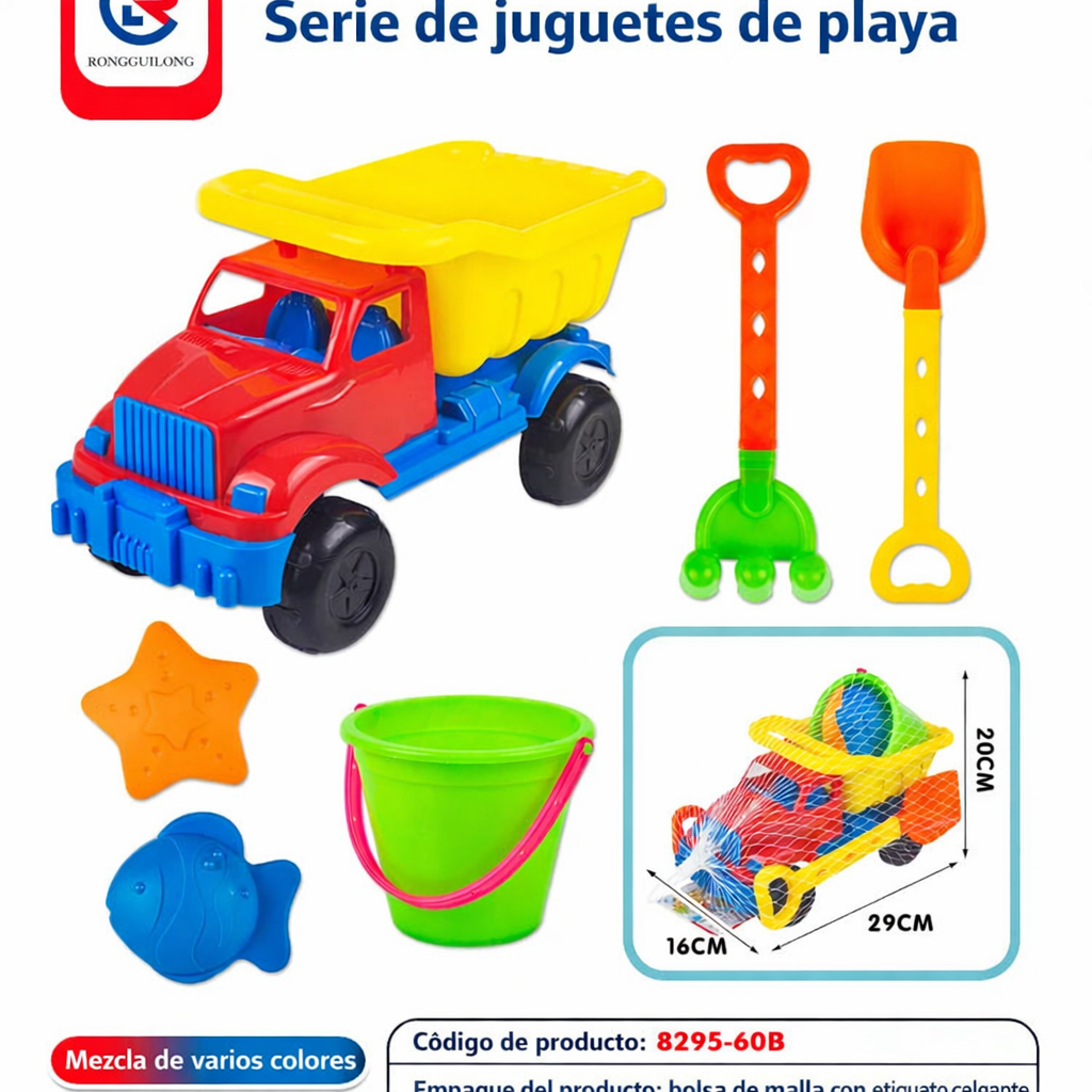 Camión de Playa con Accesorios