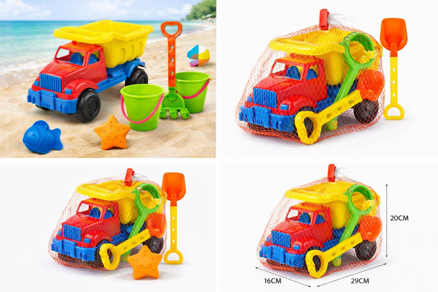 Camión de Playa con Accesorios