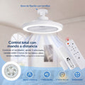 Ventilador de Techo Con Luz + Mando