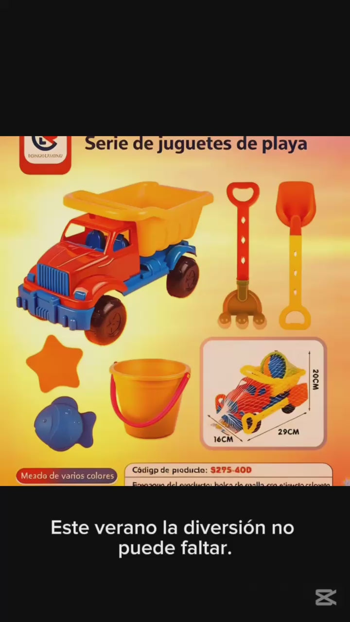 Camión de Playa con Accesorios